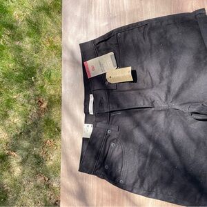 Levi's Black Denim Jean Shorts (mid length)